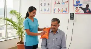 Heat pack application demonstration