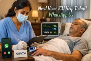 24-hour nursing care in Bangalore for home ICU with continuous monitoring
