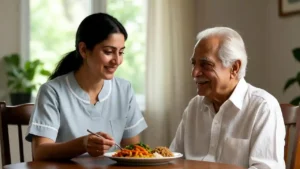 Read more about the article Diabetic Diet Management for Seniors at Home in Bangalore (2026): Blood Sugar Control + Caregiver Guide