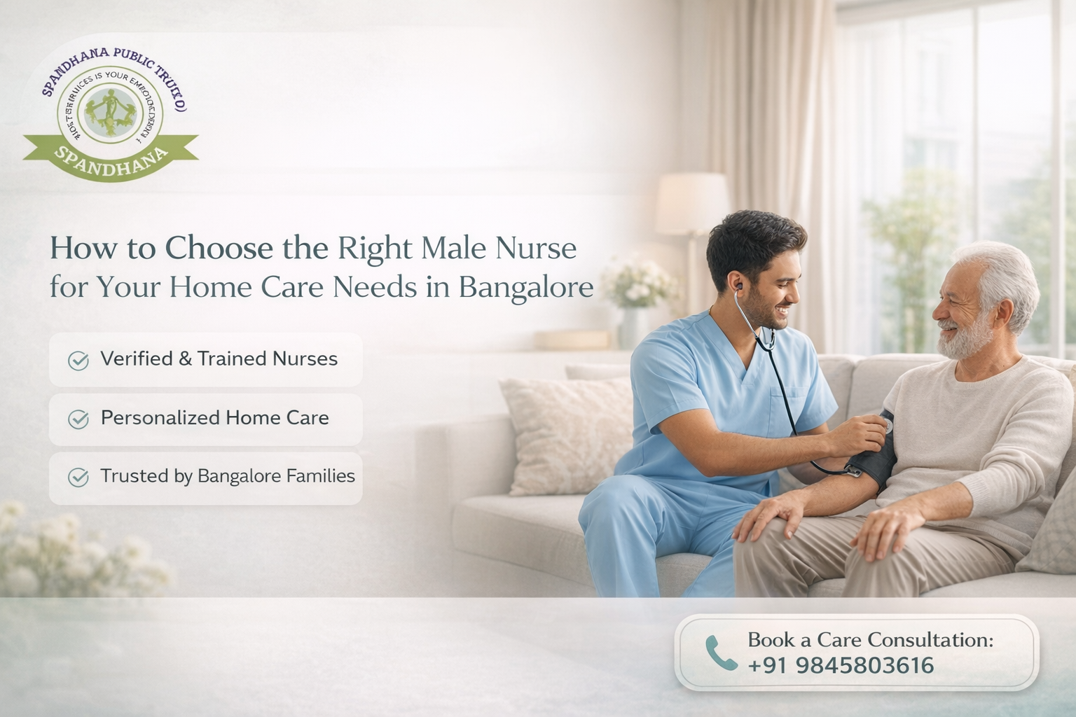 How to Choose the Right Male Nurse in Bangalore