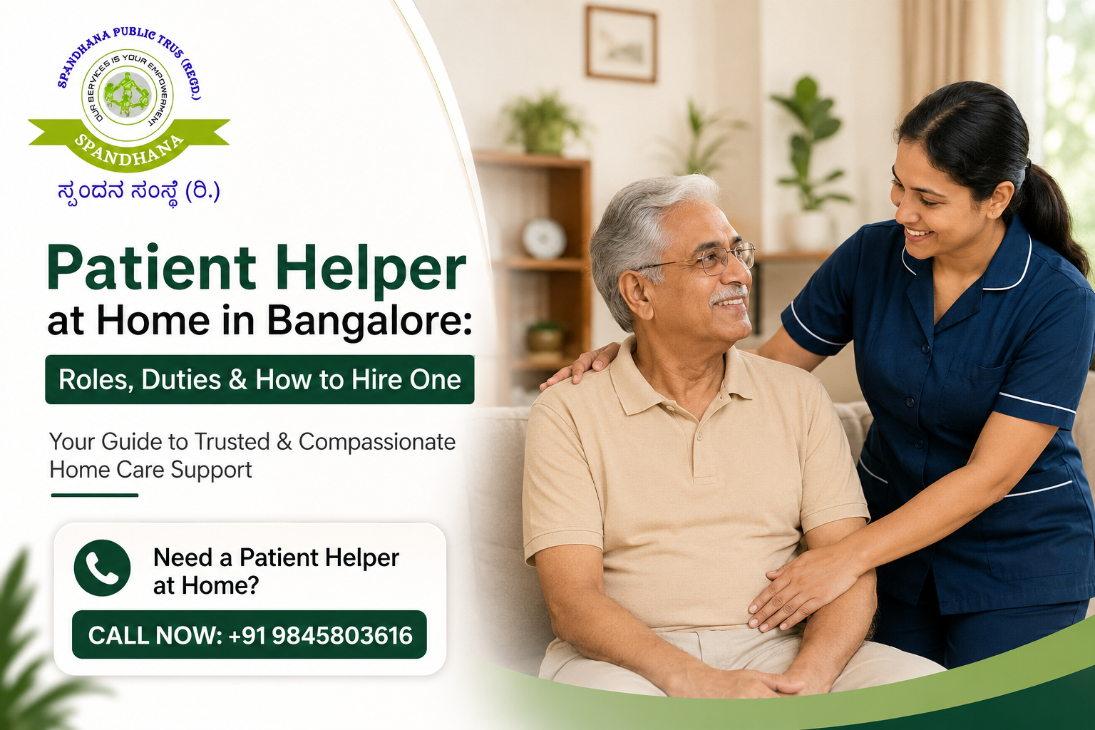 Patient Helper at Home in Bangalore
