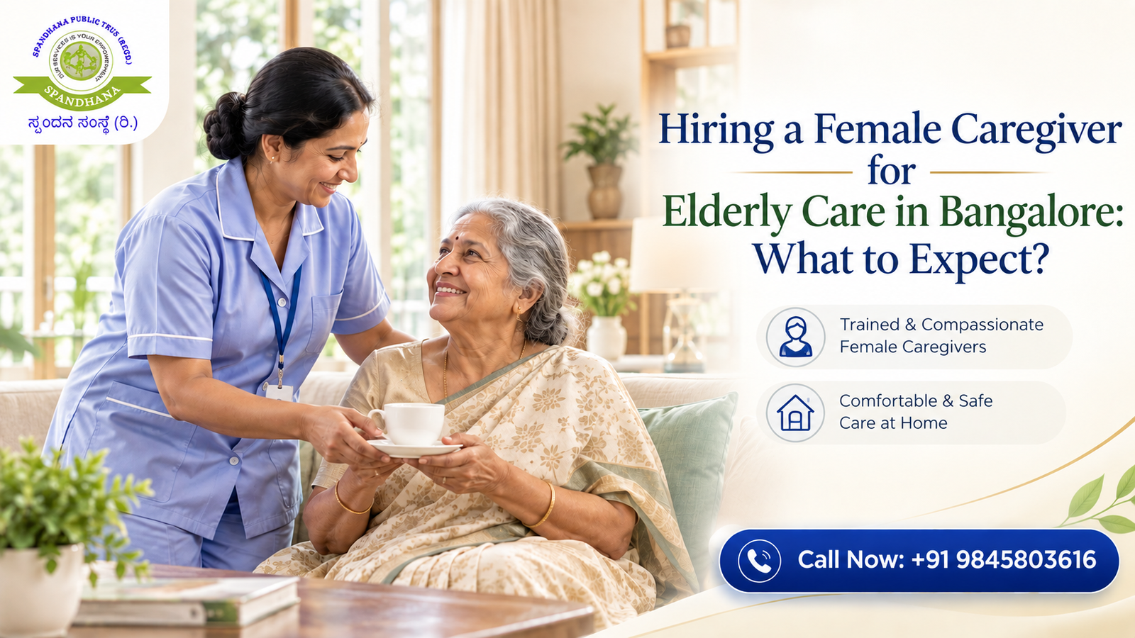 Female Caregiver for Elderly in Bangalore