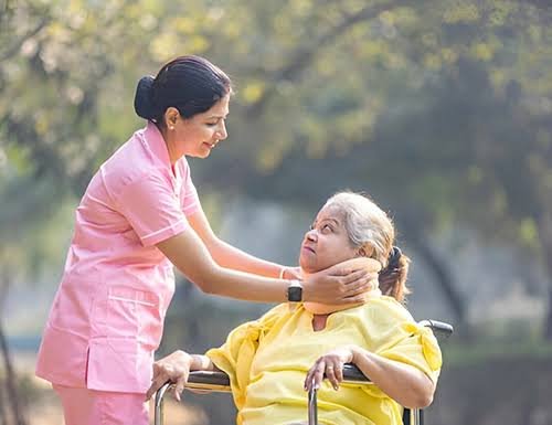 Home care support for elderly patients in Old Airport Road