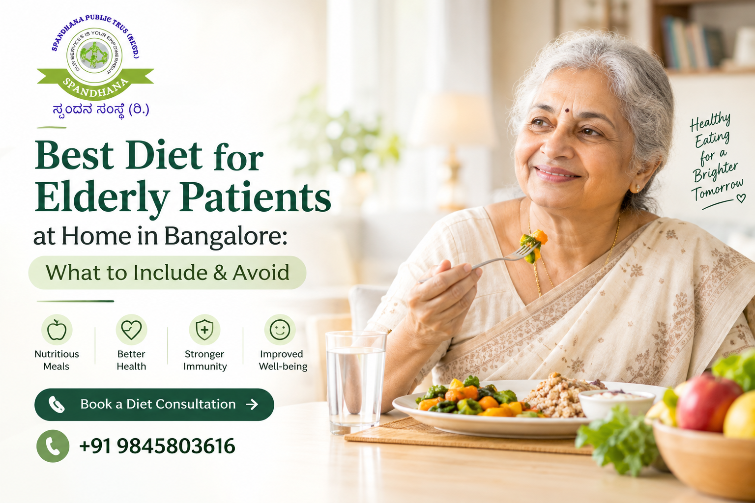 Diet for Elderly Patients at Home in Bangalore
