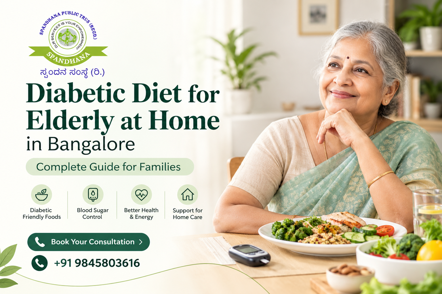Diabetic Diet for Elderly at Home in Bangalore